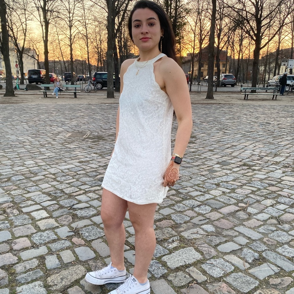 White dress